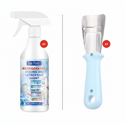 🧊 LAST DAY - BUY 2 GET 1 FREE! ✨ Defrosting Spray for Fridge & Freezer - Rapid Ice Removal with Eco-Friendly Formula for Effortless Cleaning 🌿❄️