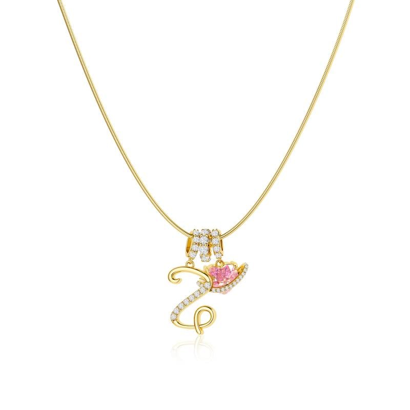 💖 LAST DAY – 57% OFF ✨ 3-layer pendant necklaces with initials A-Z 🎀 | Personalized & elegant