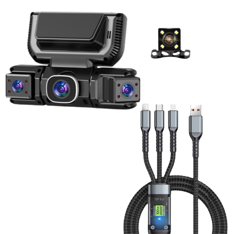 🚗 50% OFF NOW! 📹 4-Channel 360° Dash Cam – Full Coverage Recording, Night Vision & Parking Monitor 🛡️