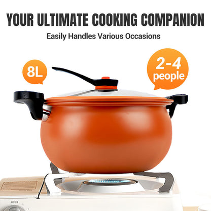 🧑‍🍳Chef's Picks🏆Multifunctional Large Capacity Non-stick Pressure Cooker