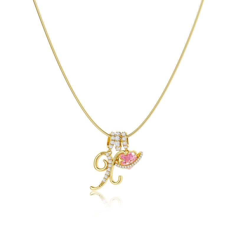 💖 LAST DAY – 57% OFF ✨ 3-layer pendant necklaces with initials A-Z 🎀 | Personalized & elegant