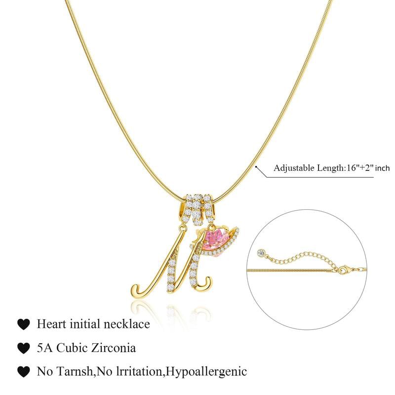 💖 LAST DAY – 57% OFF ✨ 3-layer pendant necklaces with initials A-Z 🎀 | Personalized & elegant