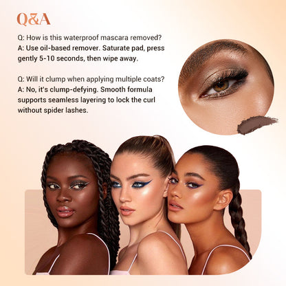 Waterproof Fiber Mascara – Instant Length & Curl（50% OFF）