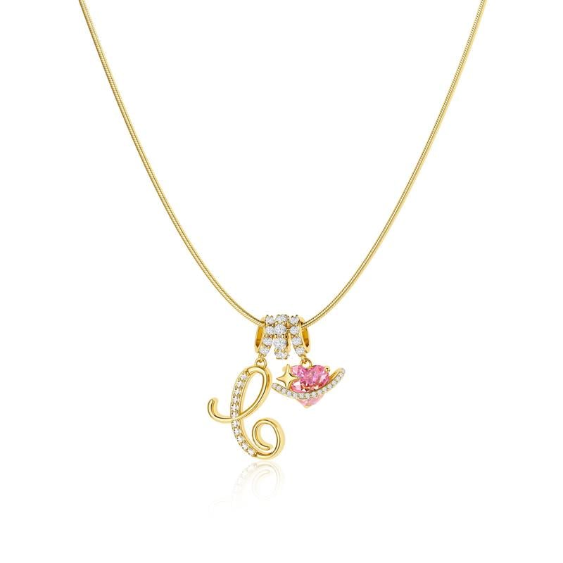 💖 LAST DAY – 57% OFF ✨ 3-layer pendant necklaces with initials A-Z 🎀 | Personalized & elegant