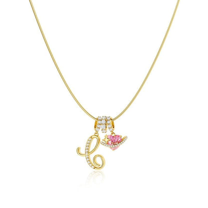 💖 LAST DAY – 57% OFF ✨ 3-layer pendant necklaces with initials A-Z 🎀 | Personalized & elegant