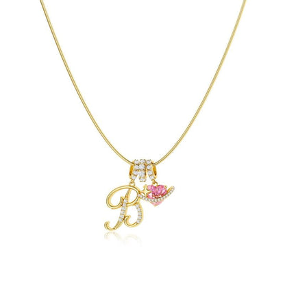 💖 LAST DAY – 57% OFF ✨ 3-layer pendant necklaces with initials A-Z 🎀 | Personalized & elegant