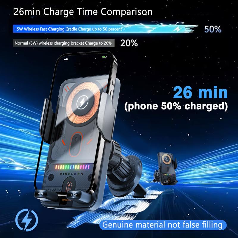 New Wireless Fast Charging Car Mount (2026)