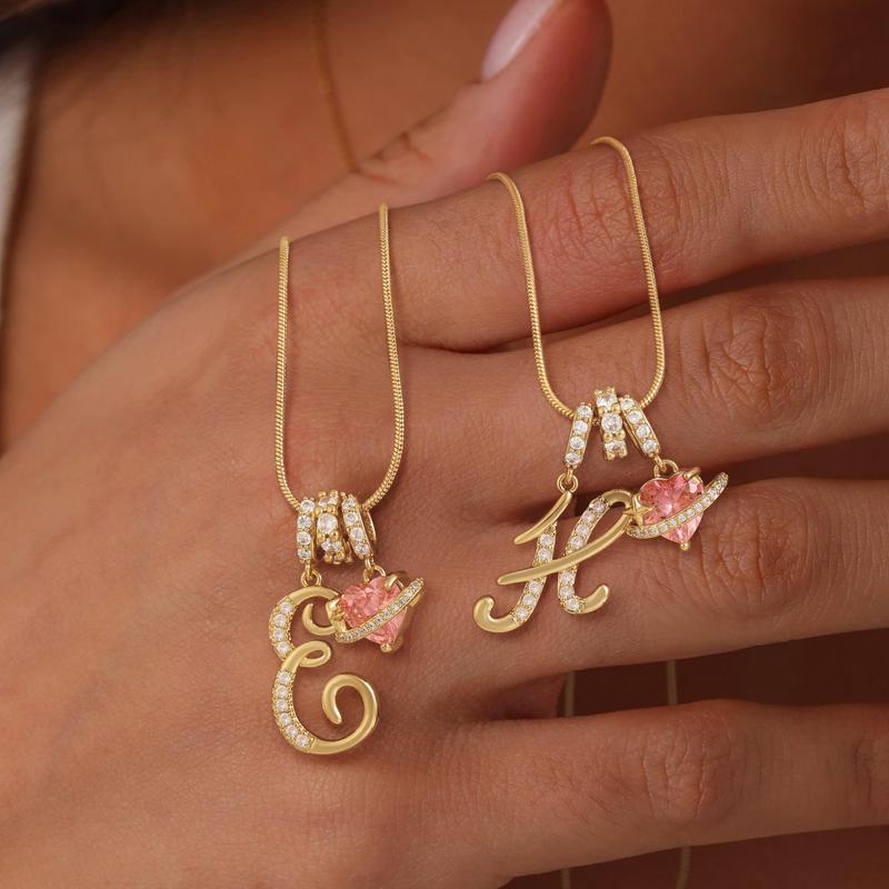 💖 LAST DAY – 57% OFF ✨ 3-layer pendant necklaces with initials A-Z 🎀 | Personalized & elegant