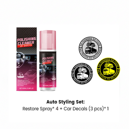 🔥Buy More Save More🔥Instant Shine & Protection Car Interior Polisher🚗