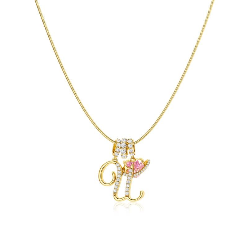 💖 LAST DAY – 57% OFF ✨ 3-layer pendant necklaces with initials A-Z 🎀 | Personalized & elegant