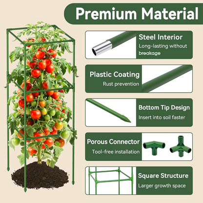 Garden Raised Bed Planter Boxes with Trellis