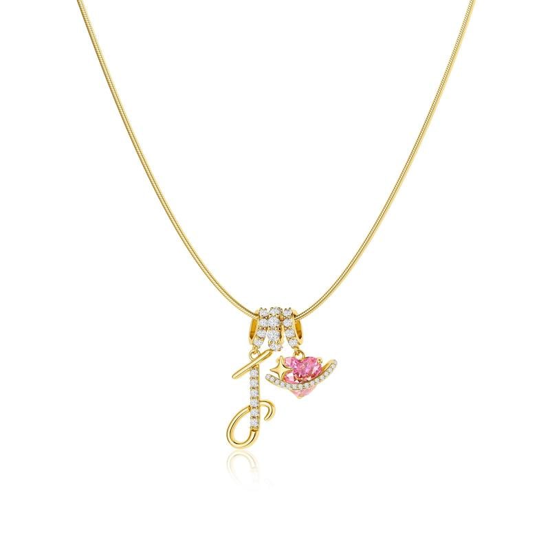💖 LAST DAY – 57% OFF ✨ 3-layer pendant necklaces with initials A-Z 🎀 | Personalized & elegant