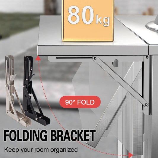🥳2026 HOT SALE🥳📚 Fold in a Second, Declutter Instantly! Multi-use Bracket for a Tidy Kitchen/Study 50% OFF🧱✨