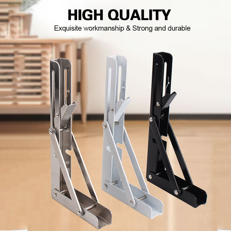 🥳2026 HOT SALE🥳📚 Fold in a Second, Declutter Instantly! Multi-use Bracket for a Tidy Kitchen/Study 50% OFF🧱✨