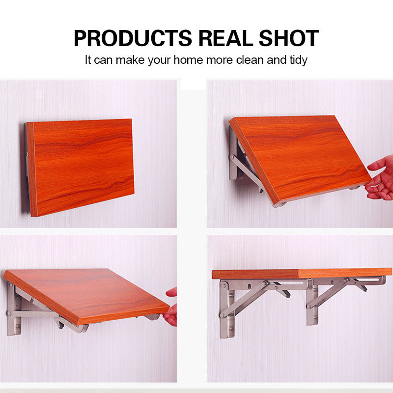 🥳2026 HOT SALE🥳📚 Fold in a Second, Declutter Instantly! Multi-use Bracket for a Tidy Kitchen/Study 50% OFF🧱✨