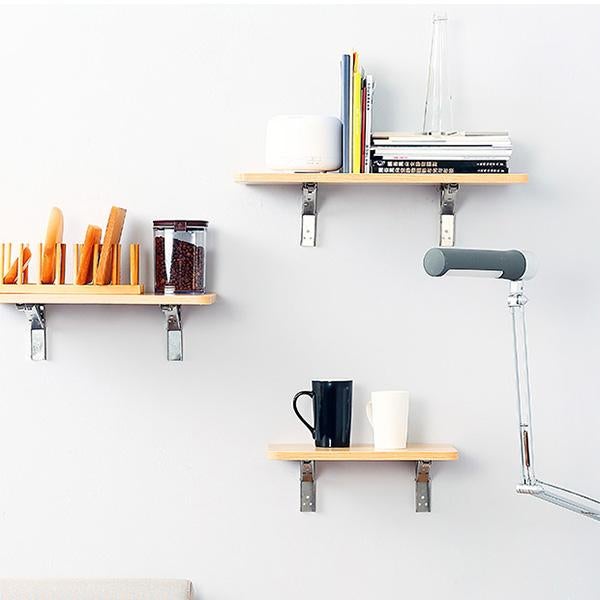🥳2026 HOT SALE🥳📚 Fold in a Second, Declutter Instantly! Multi-use Bracket for a Tidy Kitchen/Study 50% OFF🧱✨