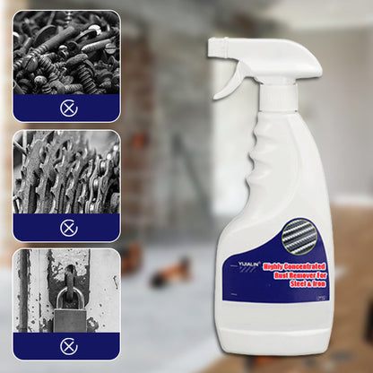 🎉🔩 Buy 2, Get 1 FREE! Highly Concentrated Rust Remover for Steel & Iron – Deep-Acting, Effortless, and Metal-Safe