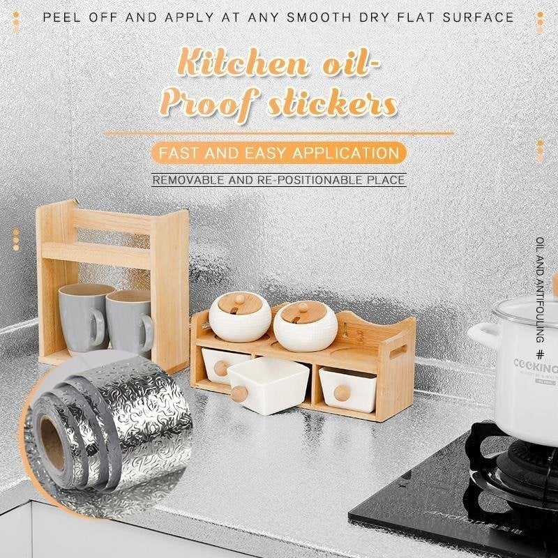 Oil-Resistant Kitchen Stickers