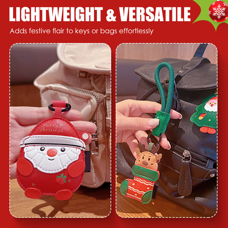 Festive Christmas Keychain Bag Charm