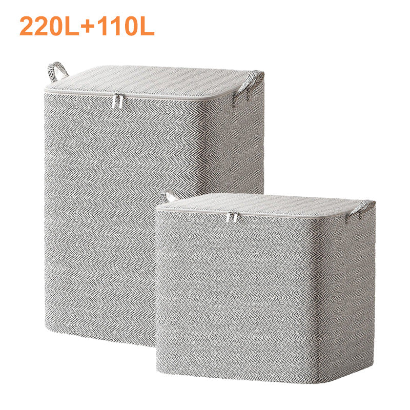 🔔NEW YEAR SALE 50% OFF🔥Extra-Large Storage Organizer Box With Lid - Versatile For Clothes, Blankets & Bedding