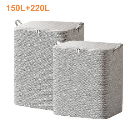 🔔NEW YEAR SALE 50% OFF🔥Extra-Large Storage Organizer Box With Lid - Versatile For Clothes, Blankets & Bedding