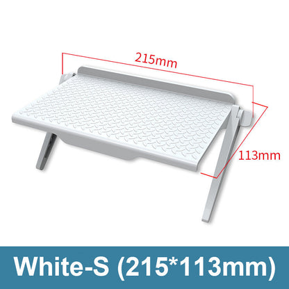 Adjustable TV Top Shelf - No Drilling