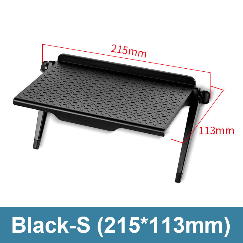 Adjustable TV Top Shelf - No Drilling