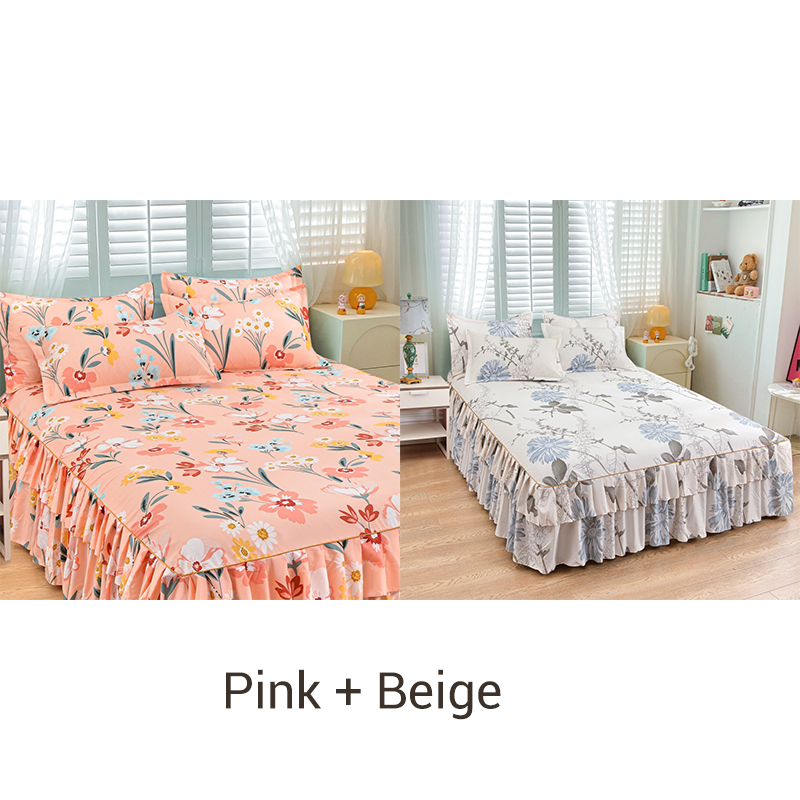 ⏳Limited-time 50% off⏰3-Piece Ruffled Bed Skirt Set🛏️