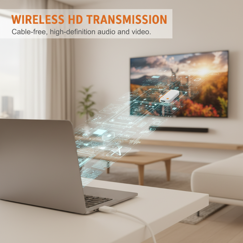 🥳2026 HOT SALE🥳💻 Cut the Cord, Not the Quality! Wireless HDMI Transmitter 🎬✨