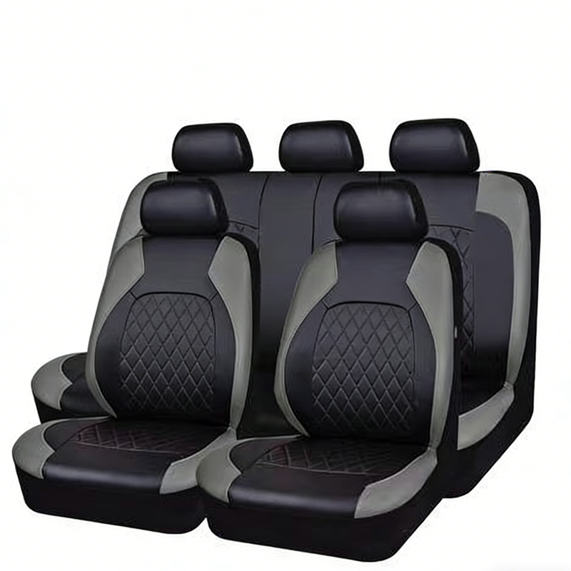 🎁🚗9-Piece Universal Fit Leather Car Seat Cover Set