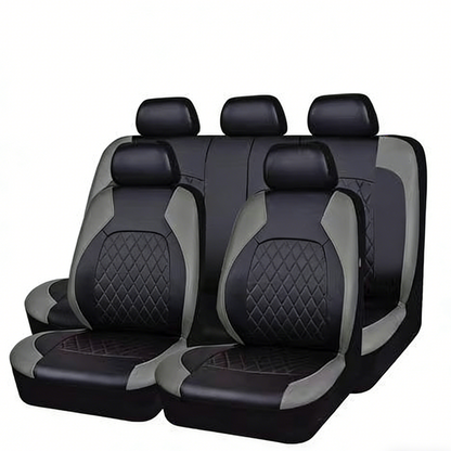 🎁🚗9-Piece Universal Fit Leather Car Seat Cover Set
