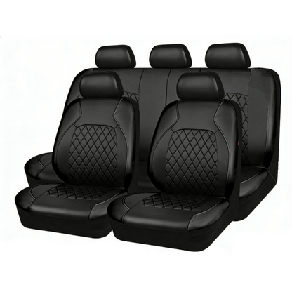 🎁🚗9-Piece Universal Fit Leather Car Seat Cover Set