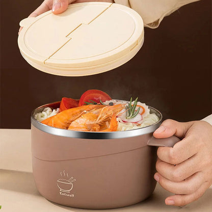 🔥304 Stainless Steel Insulated Ramen Bowl