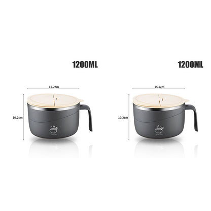 🔥304 Stainless Steel Insulated Ramen Bowl
