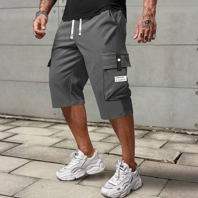 ⏳Time-Limited Special⏰📢Men's Casual Drawstring Capri Cargo Pants
