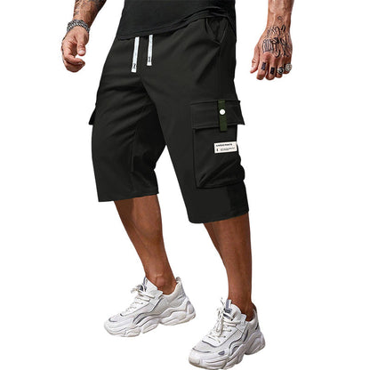 ⏳Time-Limited Special⏰📢Men's Casual Drawstring Capri Cargo Pants