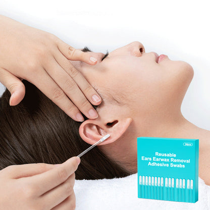🥳2026 HOT SALE🥳💞50K+ SOLD!🧏‍♂️🌿 50% OFF! Reusable Earwax Remover – Soft adhesive tip, no cotton mess. Simple & gentle for seniors. Keep ears clean & comfortable. 🤲💚